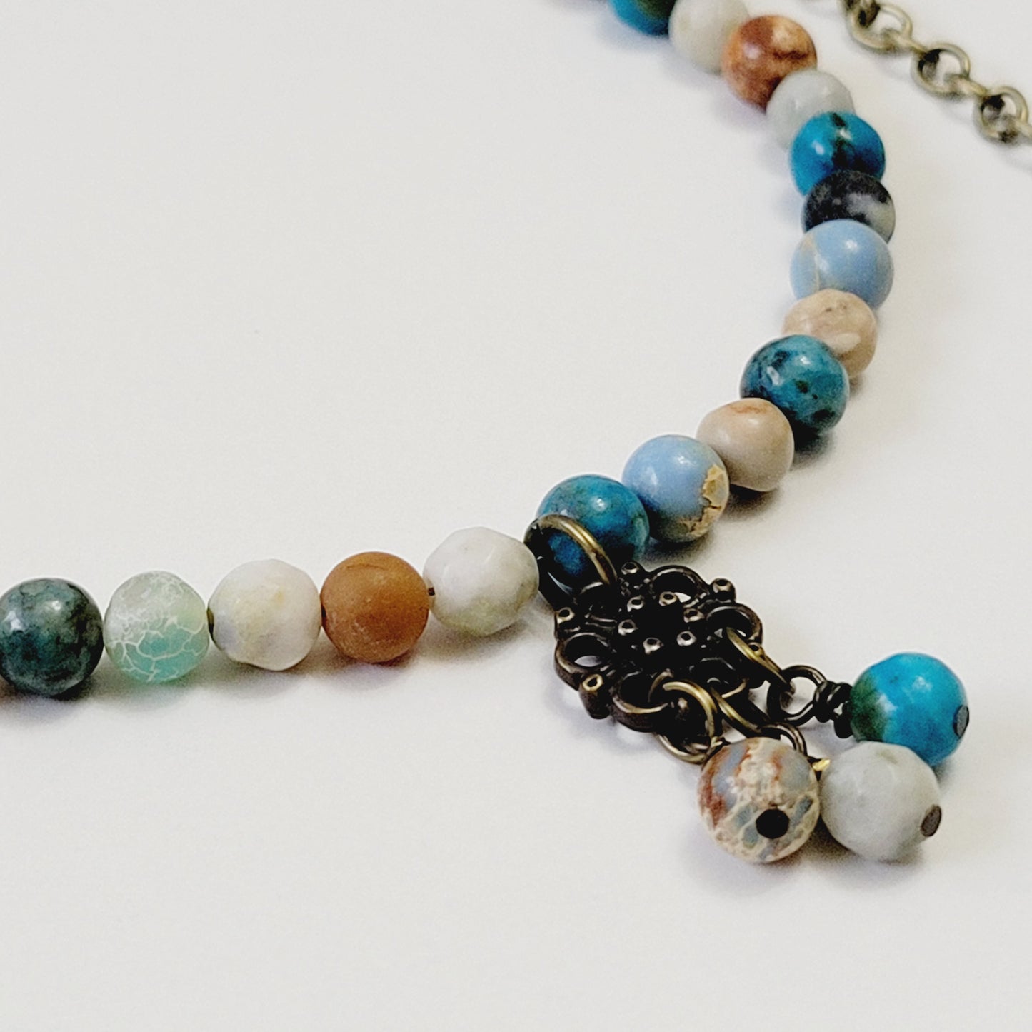 raw Jasper necklace