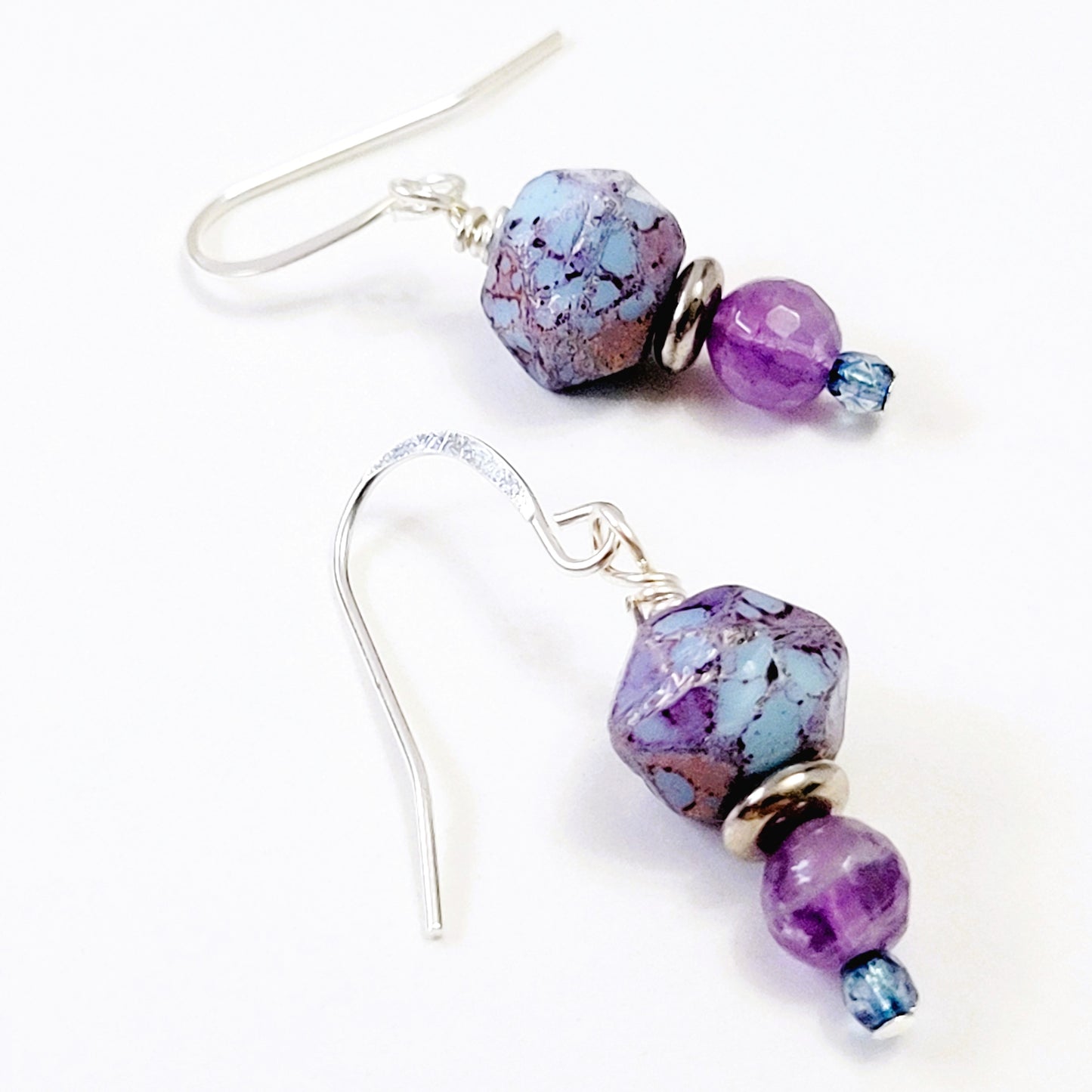 amethyst earring