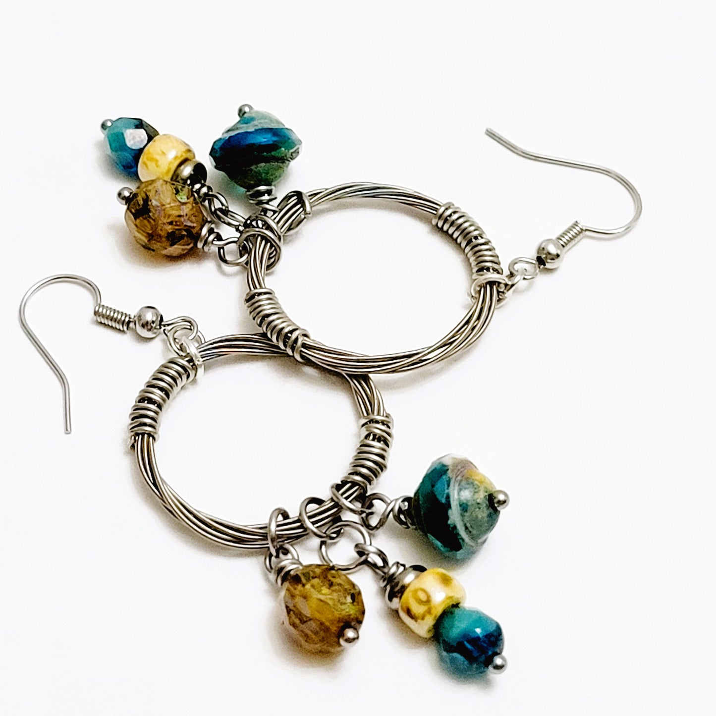 guitar string earring
