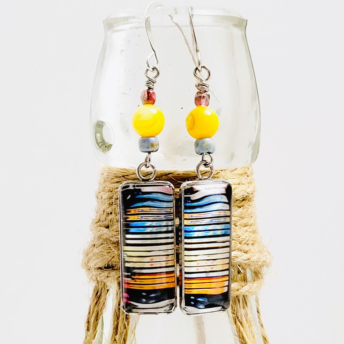 photo earrings