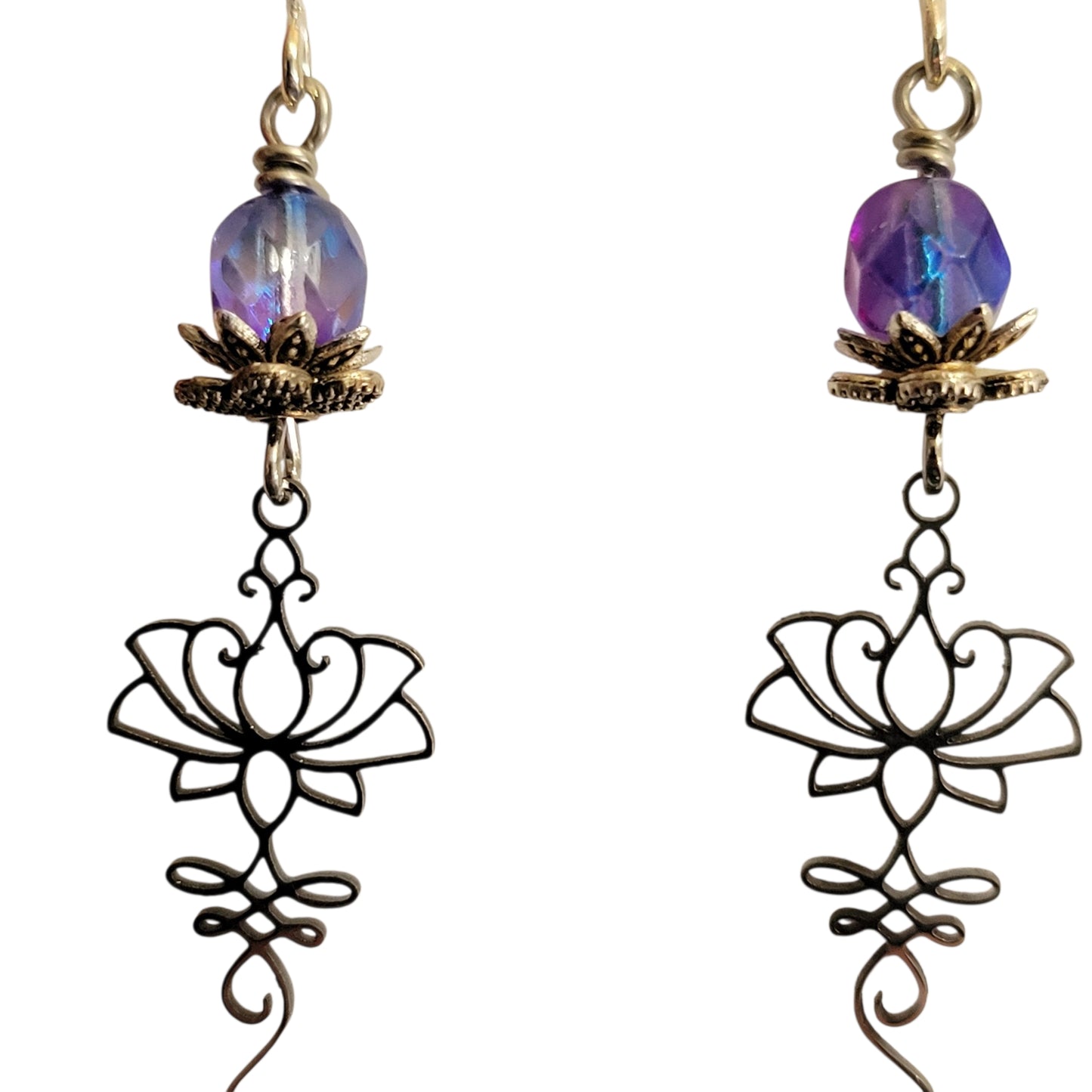 lotus earrings