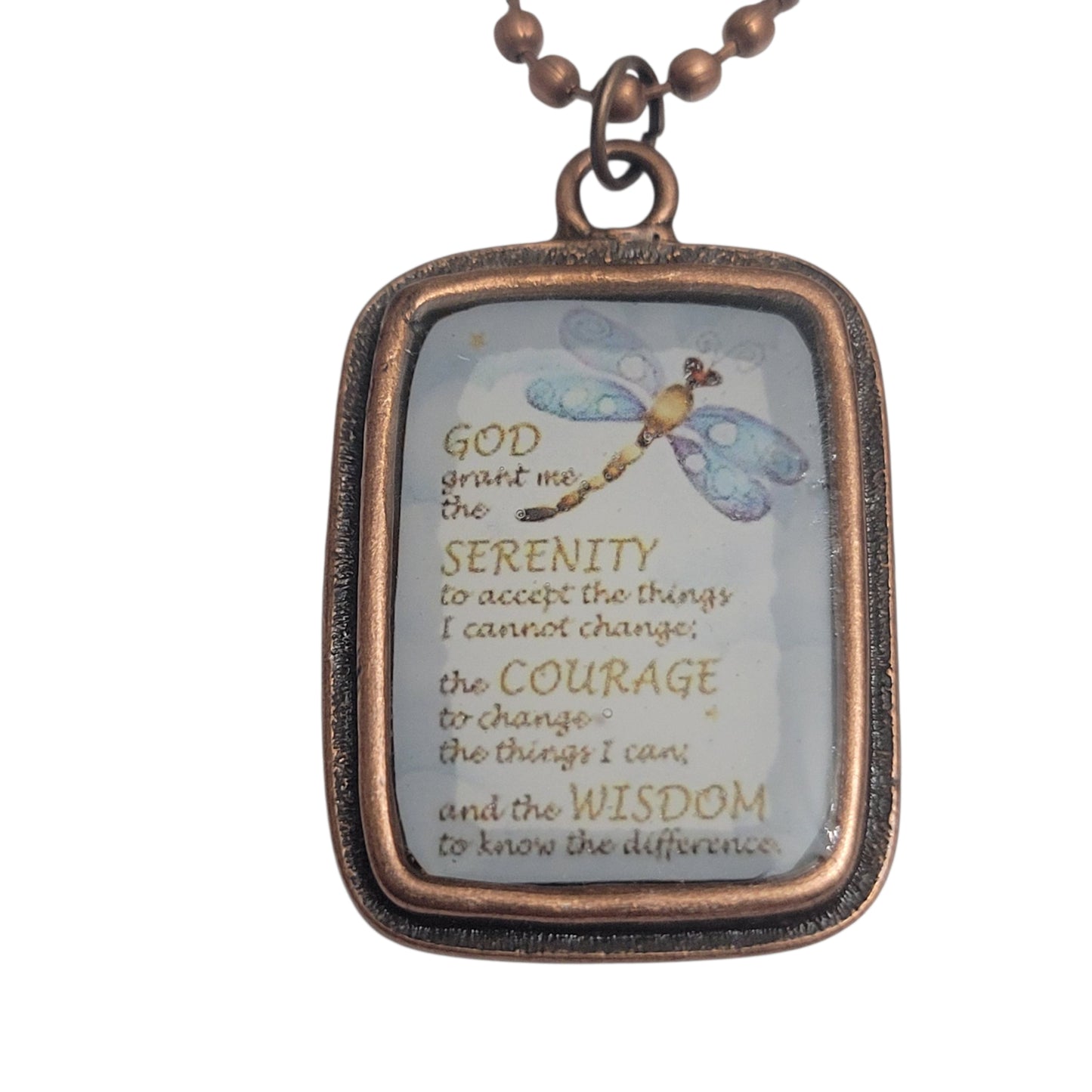 serenity copper necklace