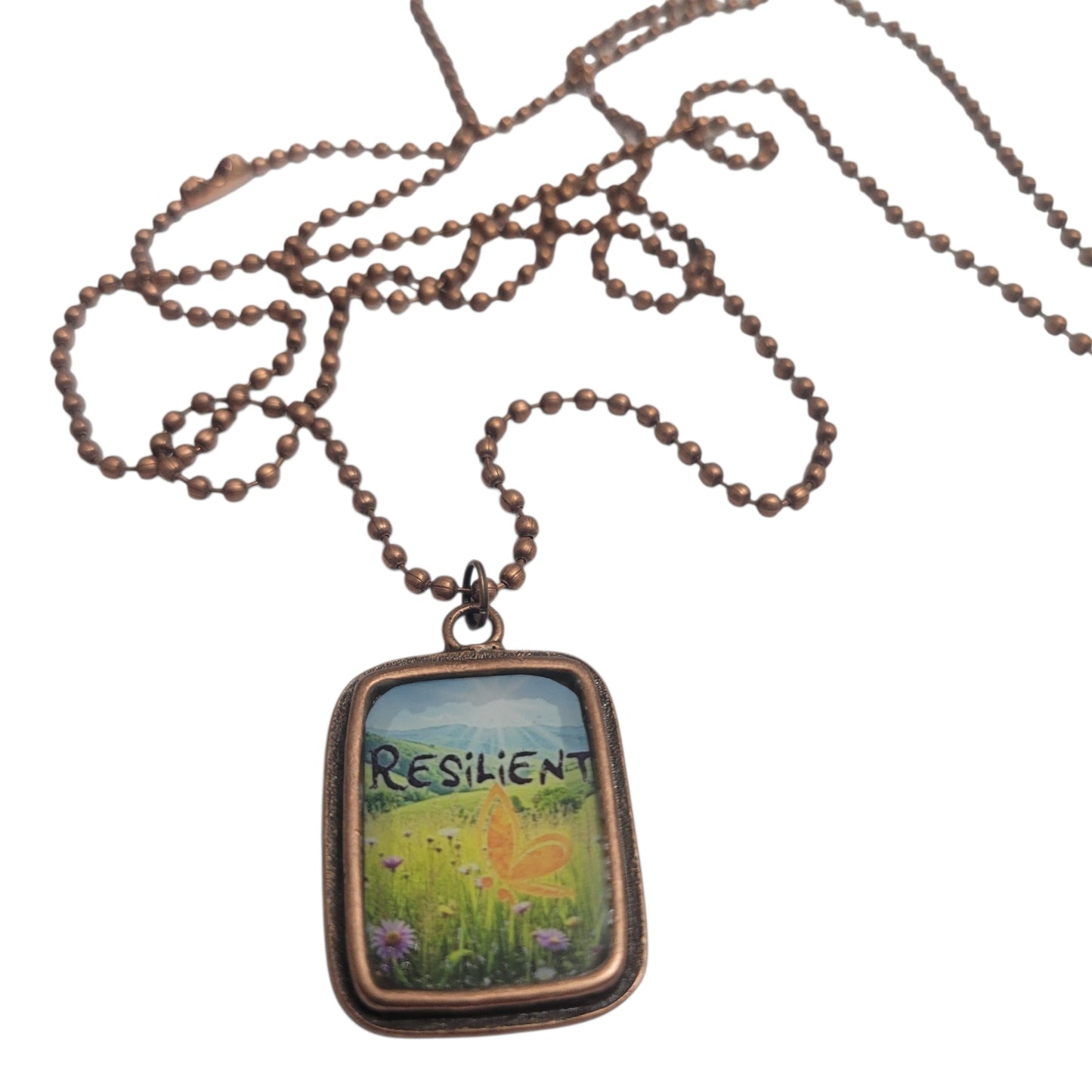 resilient copper necklace
