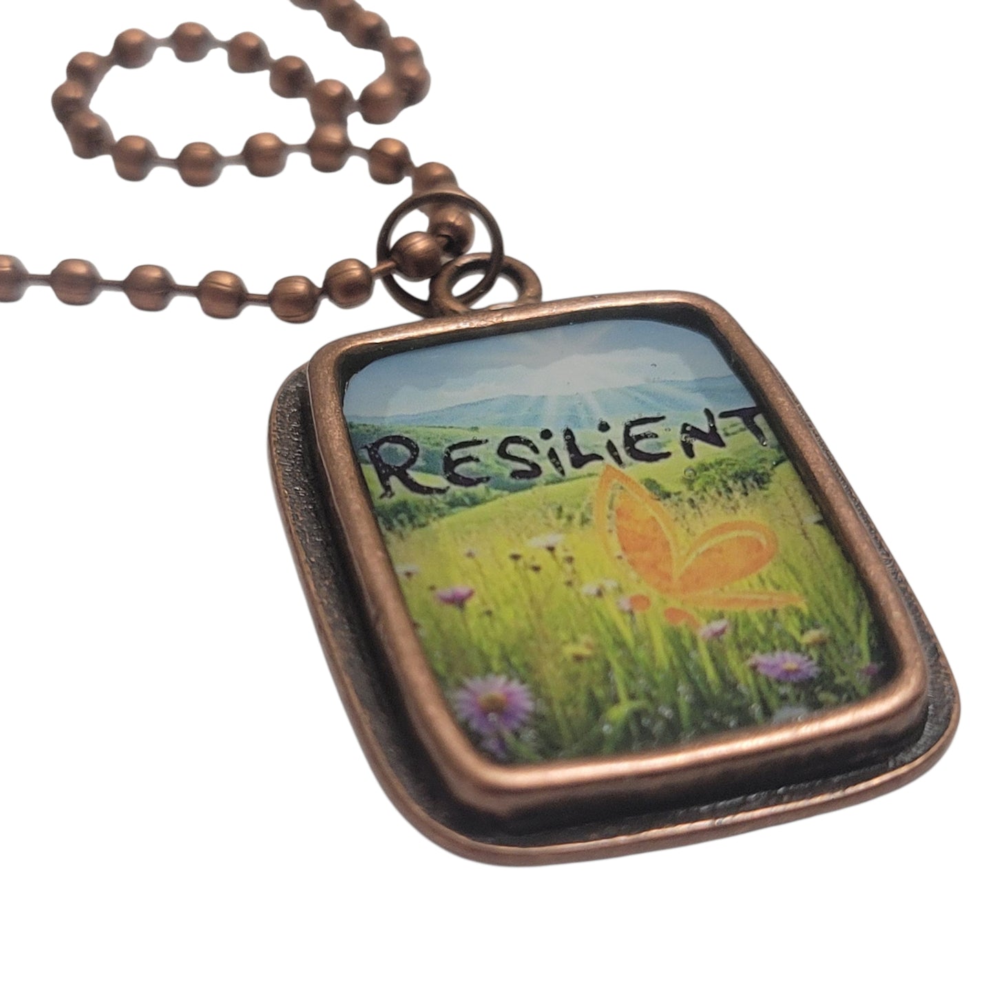 resilient copper necklace