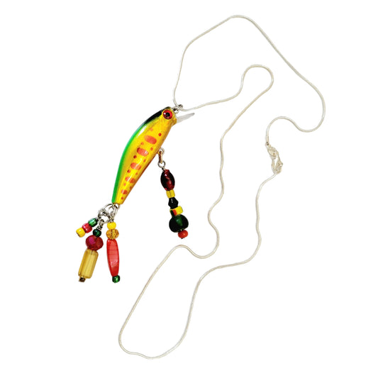 fishing lure necklace