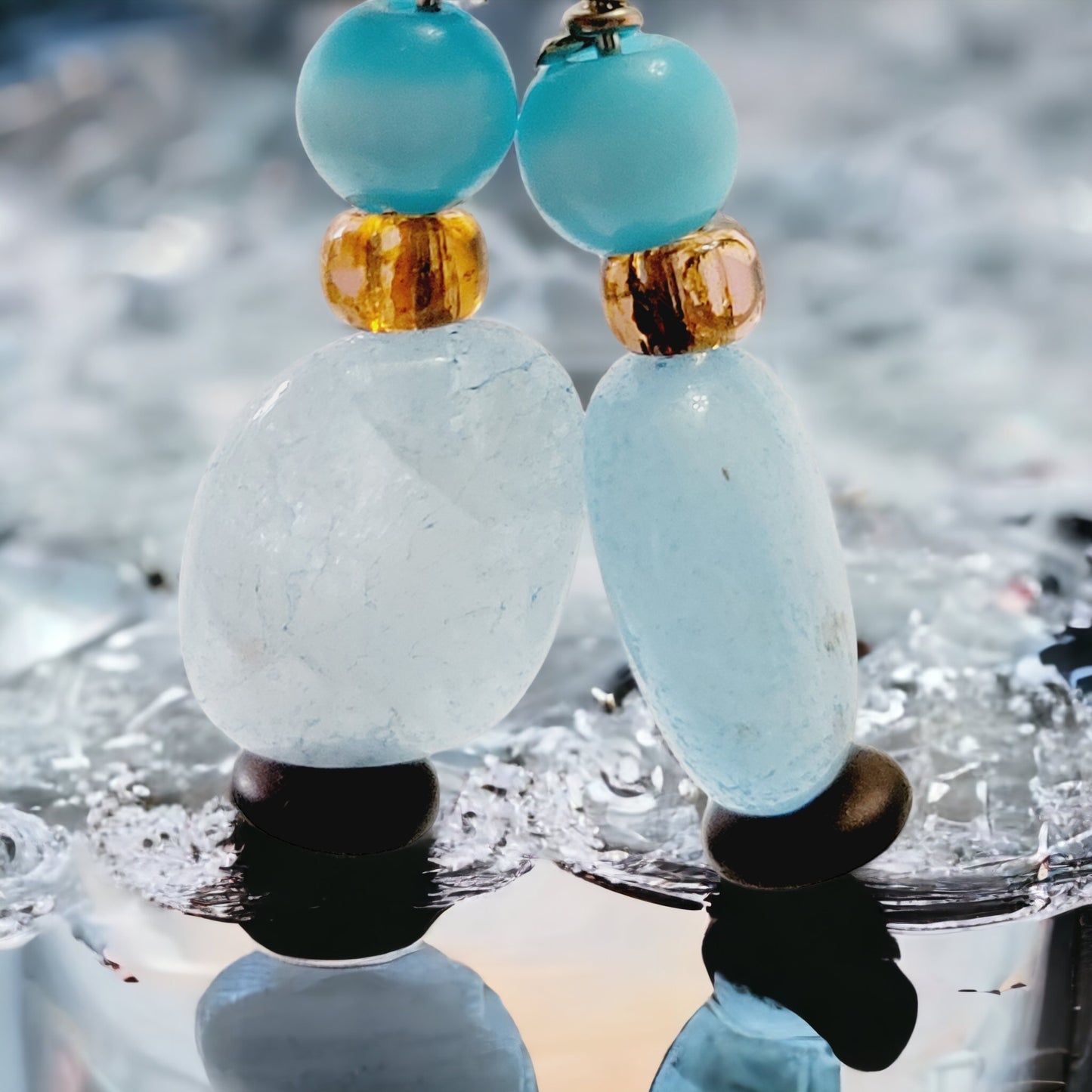 Aquamarine earrings