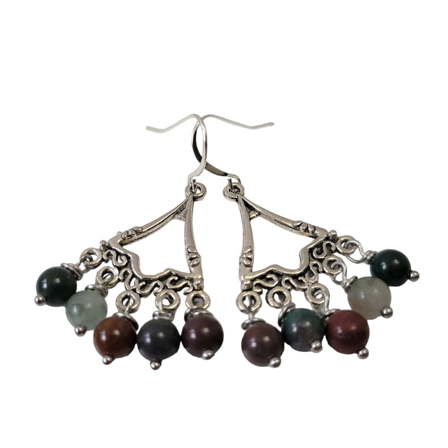 Indian agatee earring