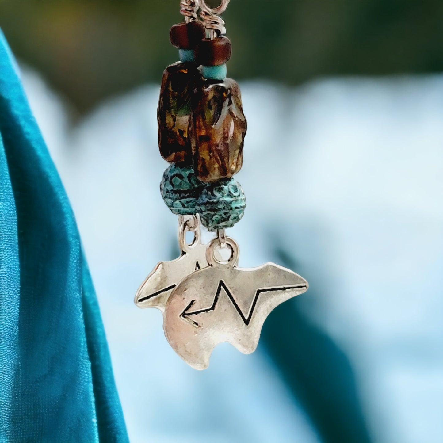 Czech bear earrings