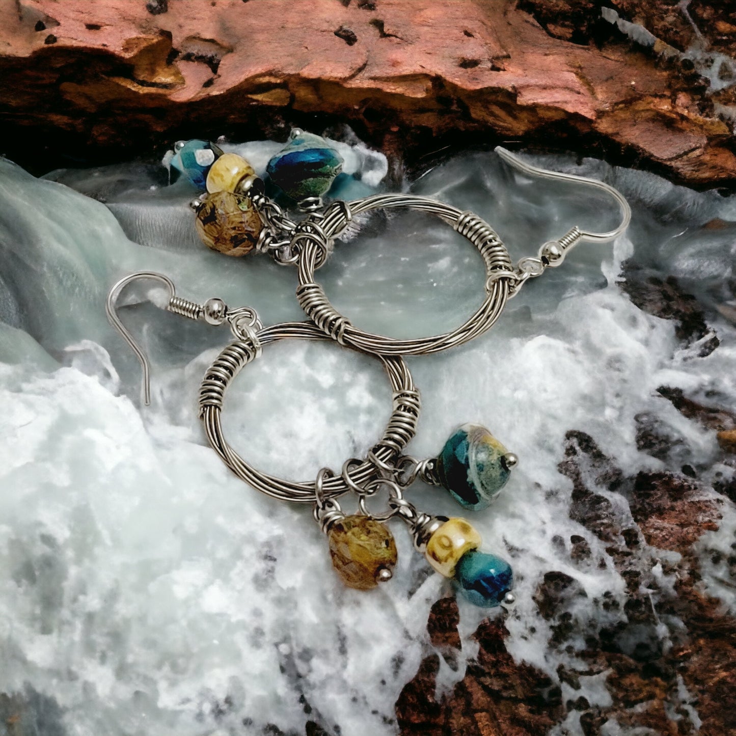 guitar string earring