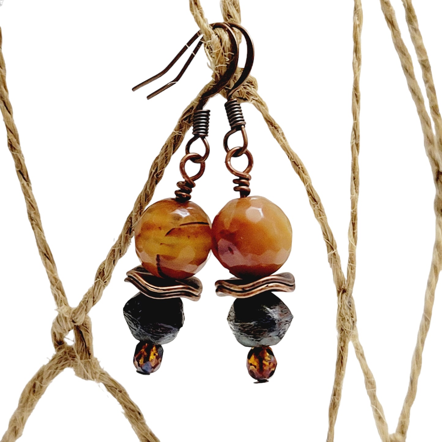 agate earrings