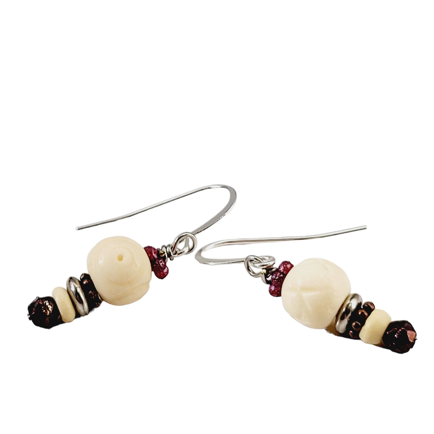 bone earrings