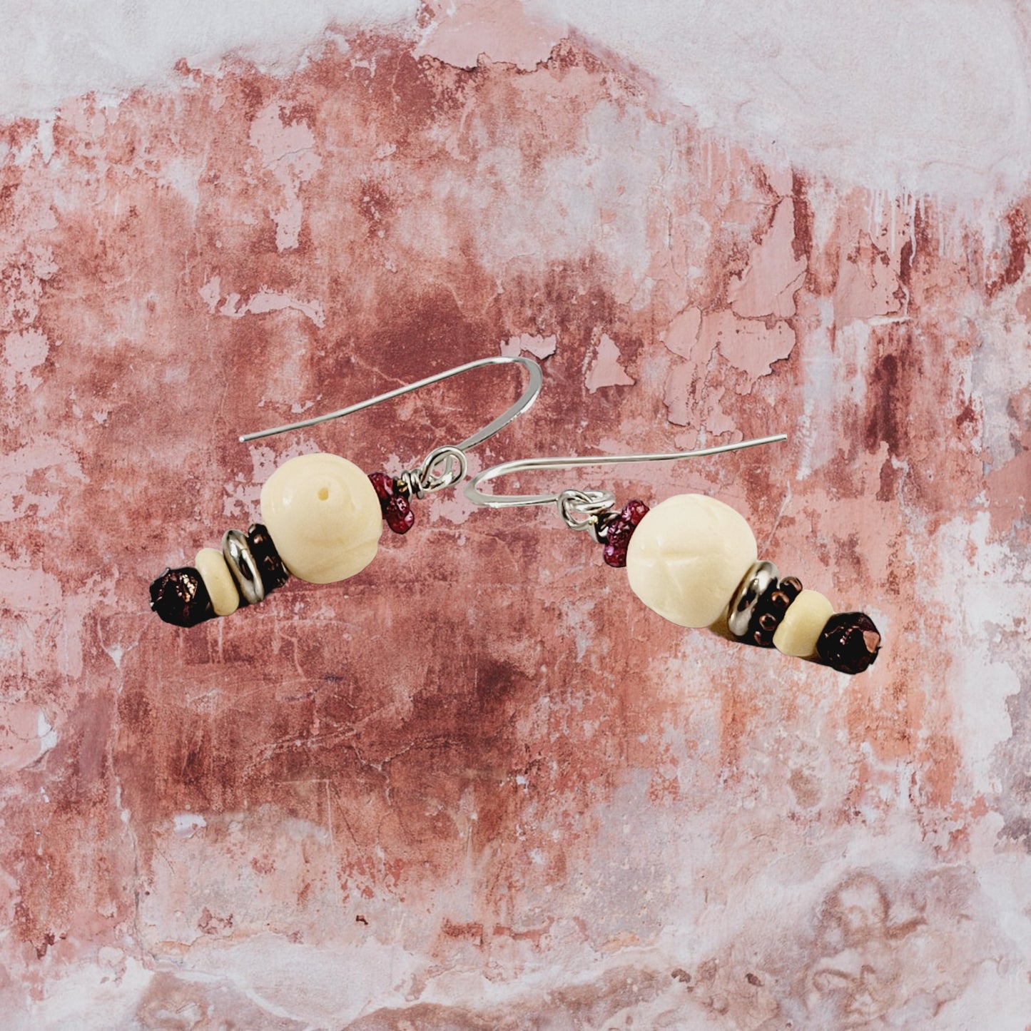 bone earrings