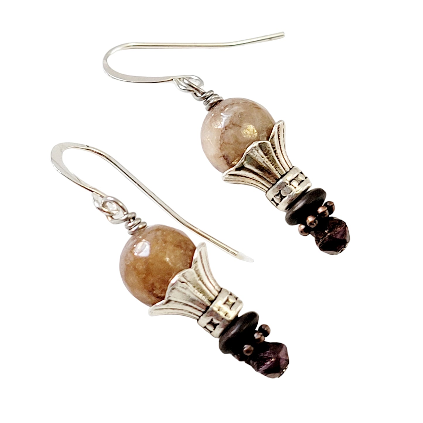 agate earrings