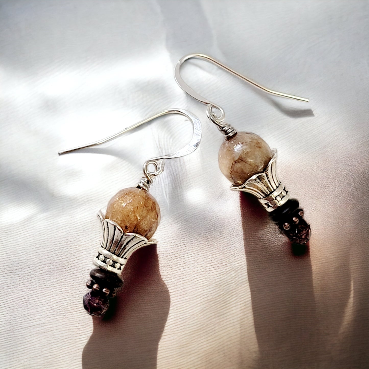 agate earrings