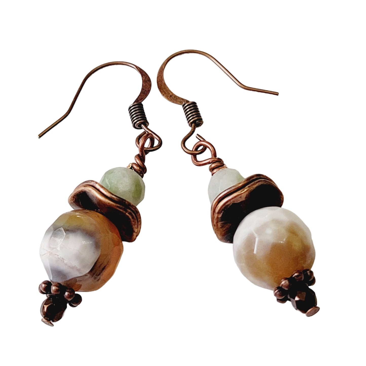 agate earrings