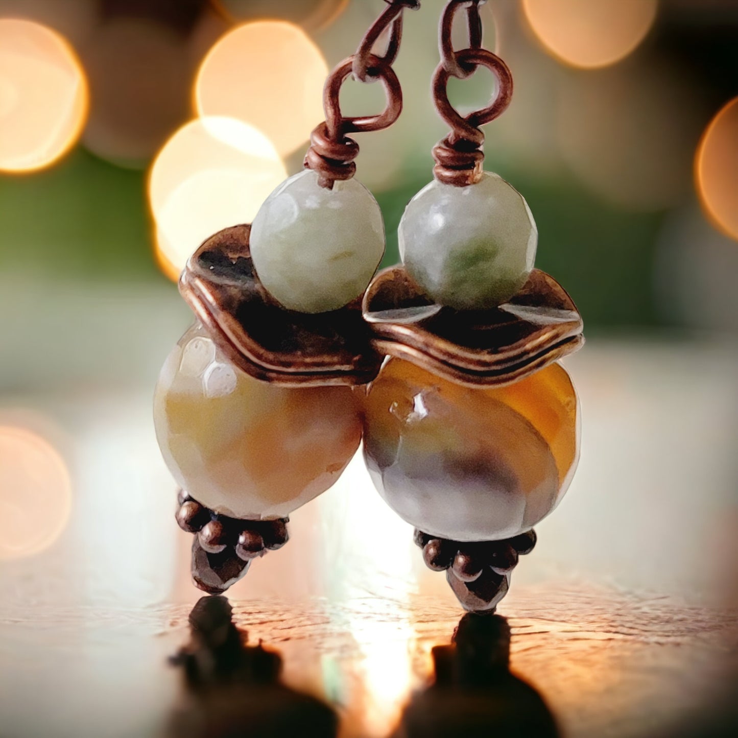 agate earrings