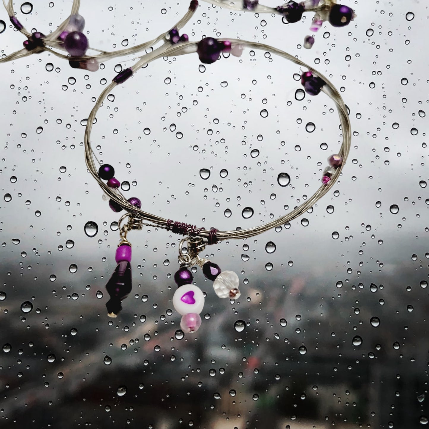 prince guitar string bangle bracelet