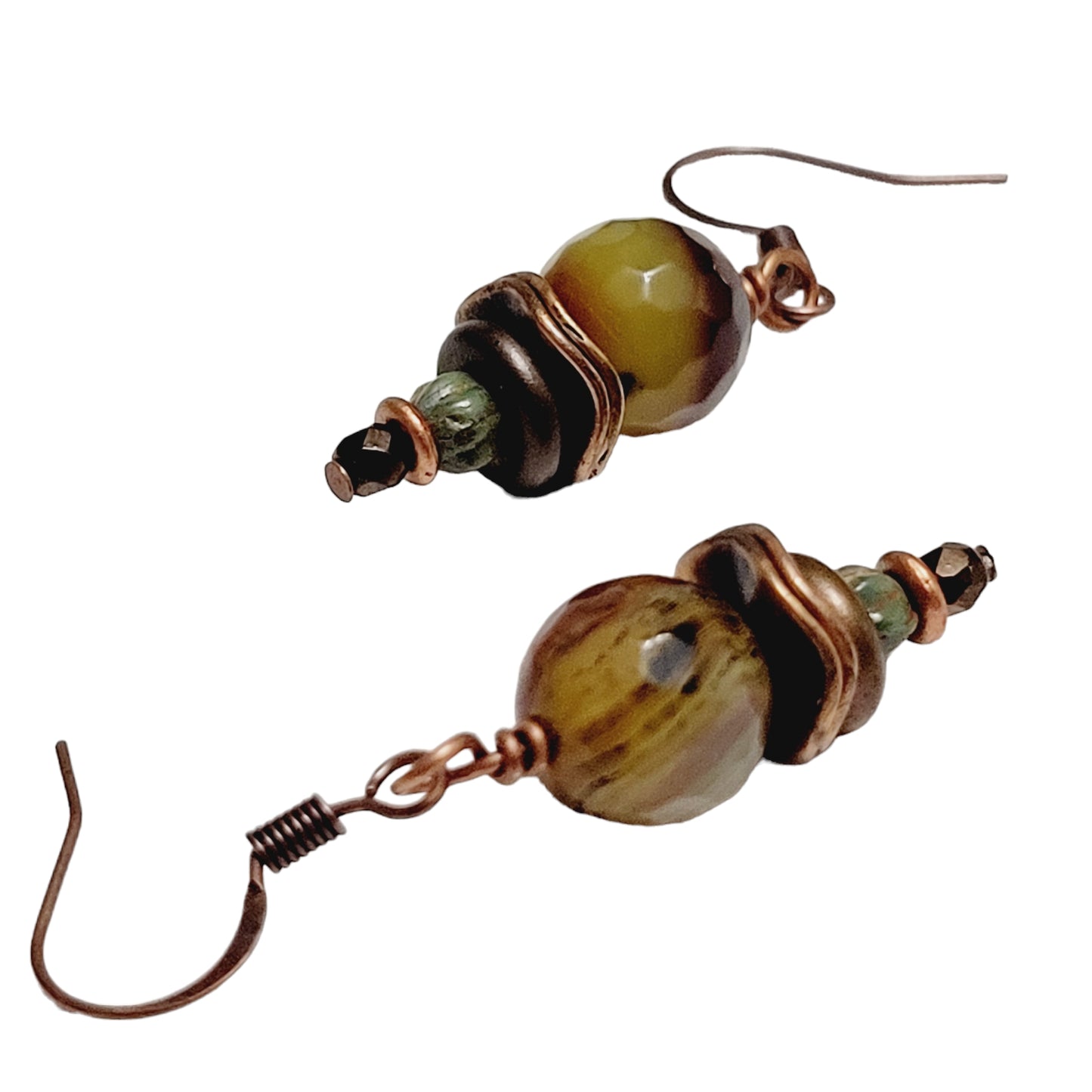 agate earrings