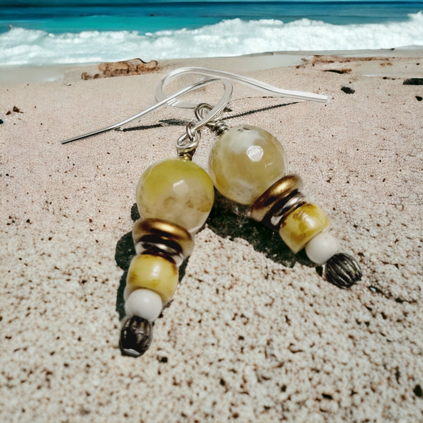 agate earrings