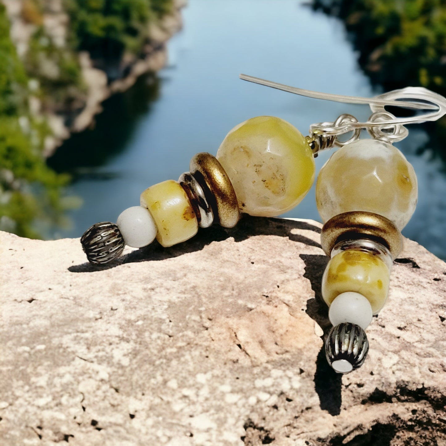 agate earrings