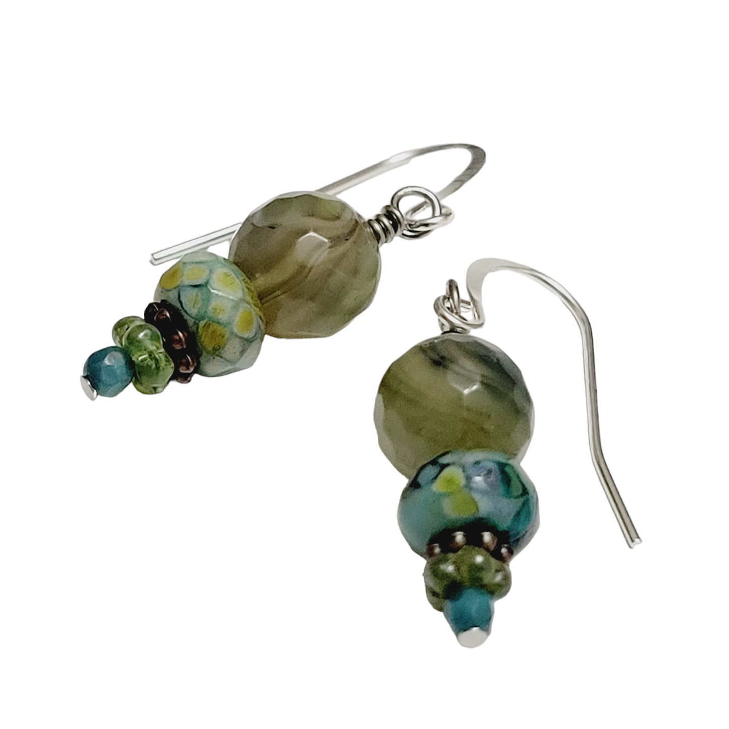 agate earrings