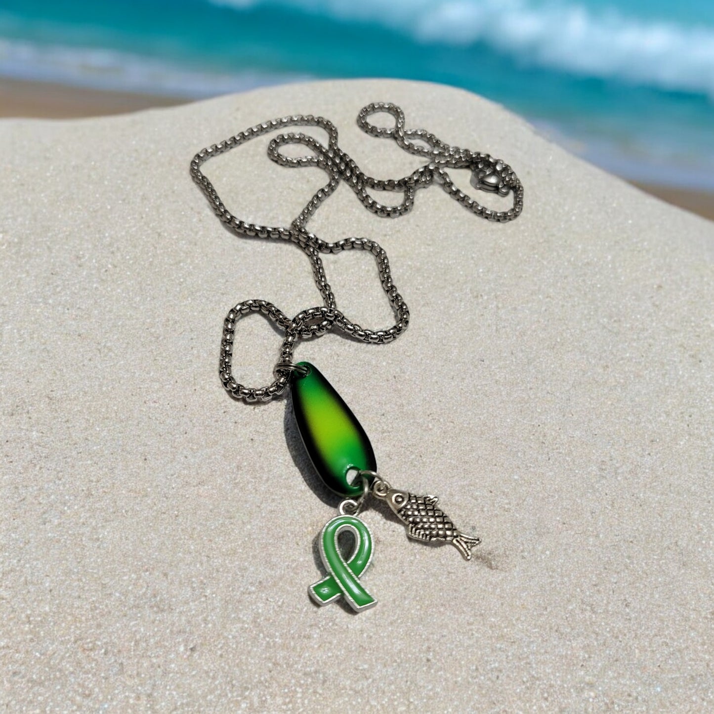 fishing lure necklace