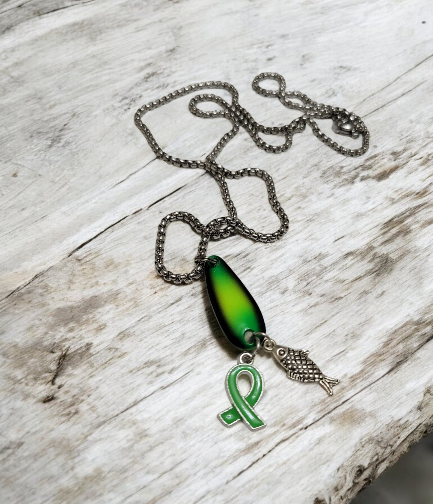 fishing lure necklace