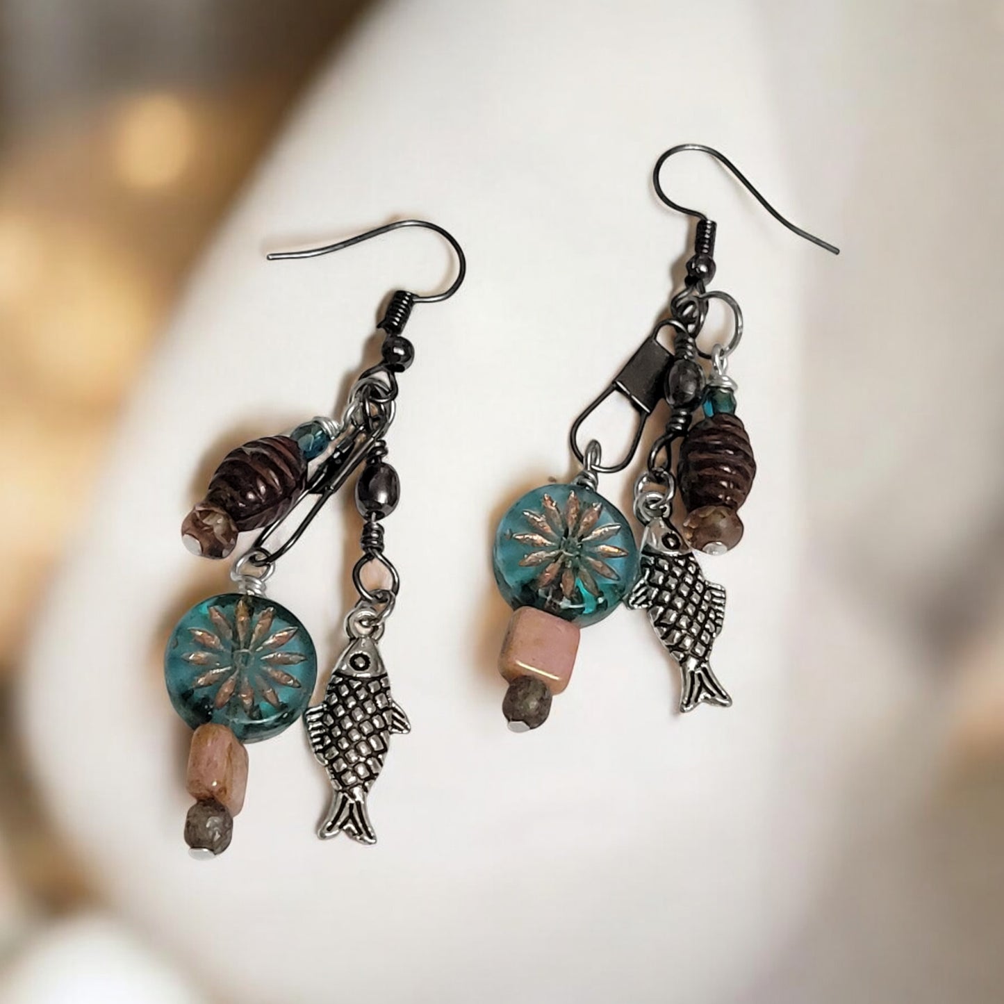 fishing earrings