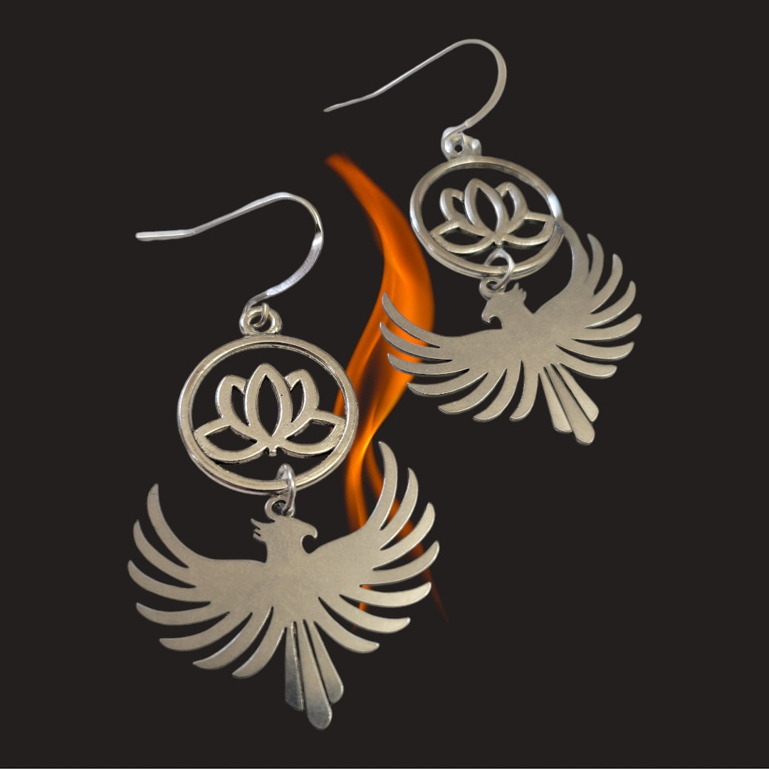 Phoenix earrings