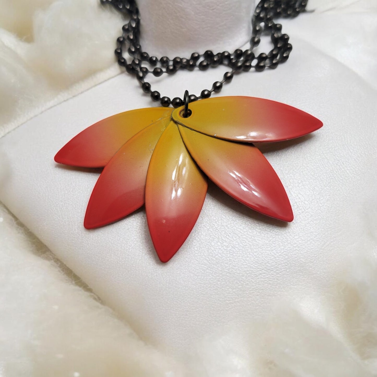 fishing lure lotus necklace