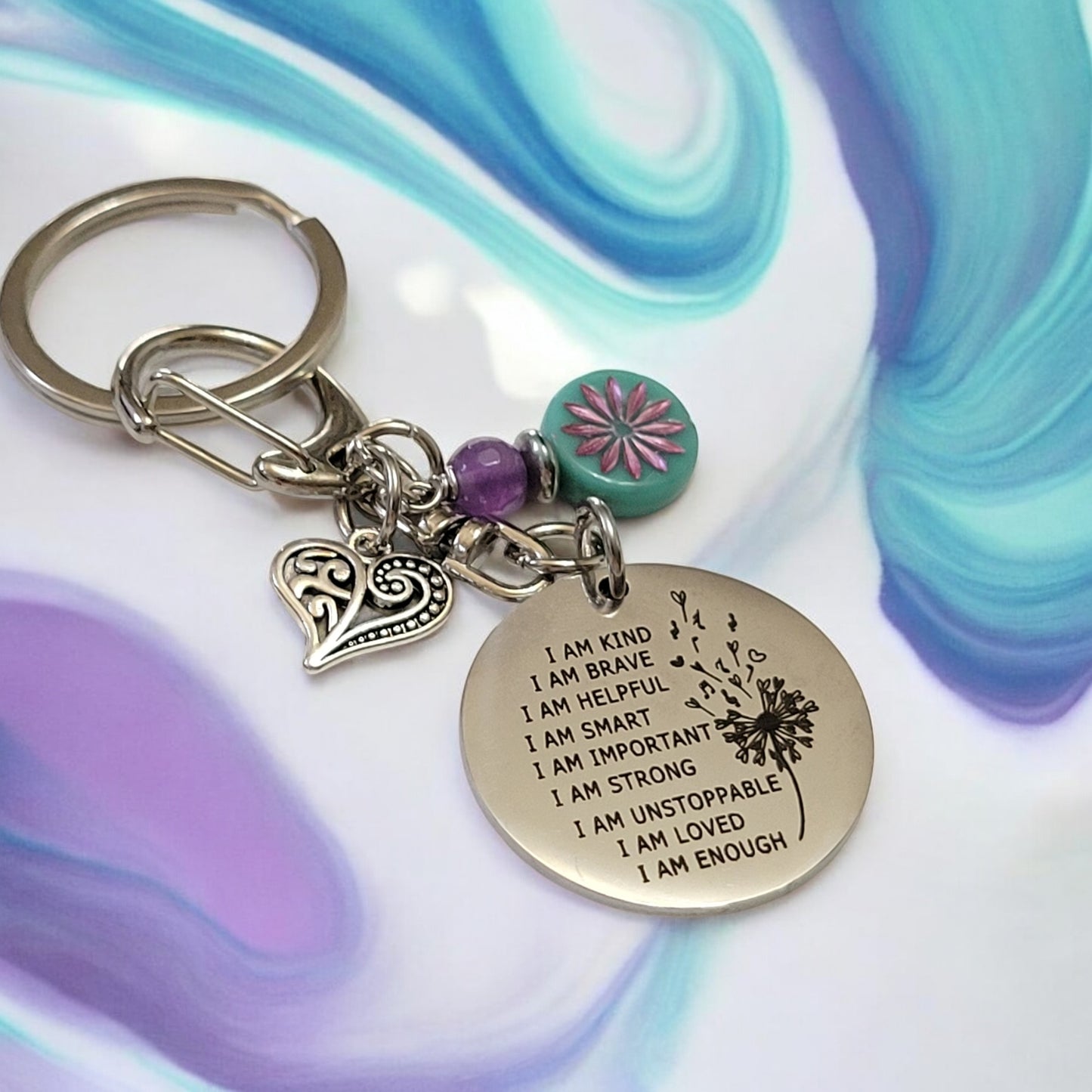 affirmation key chain fob