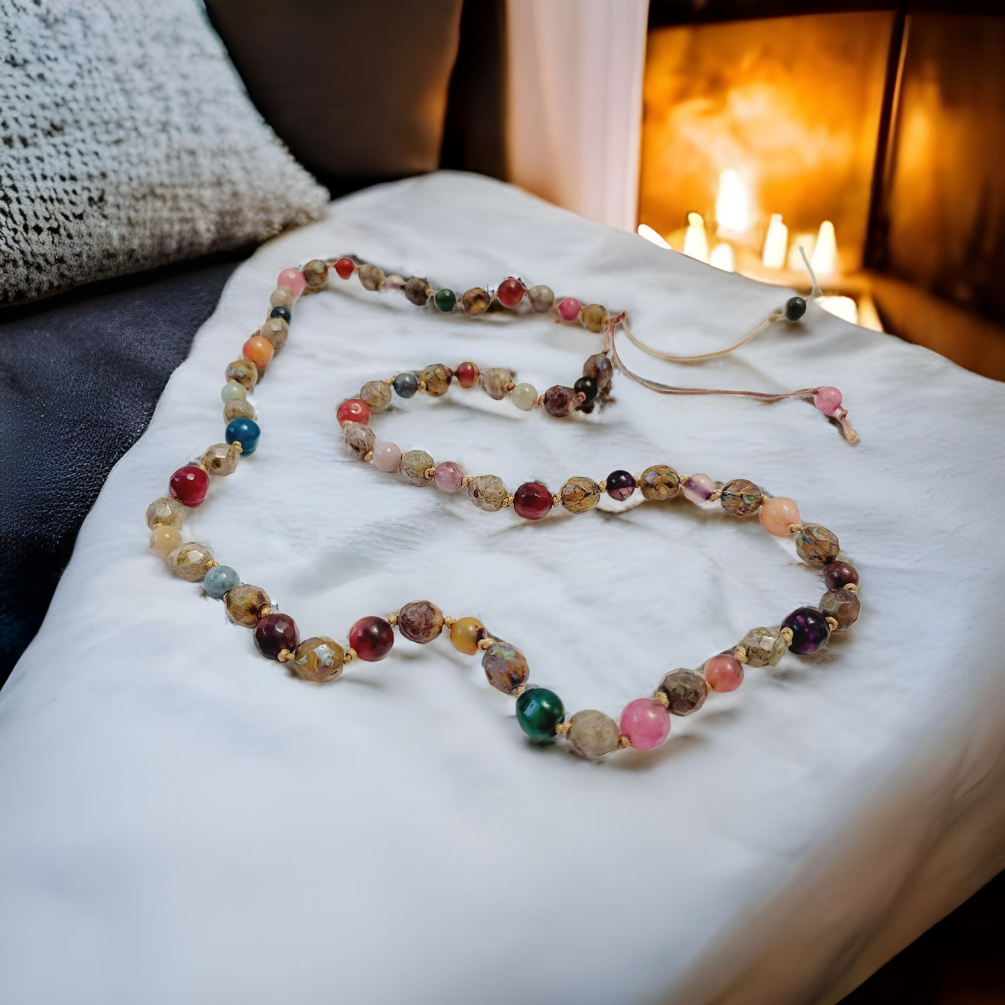 agate 26" necklace