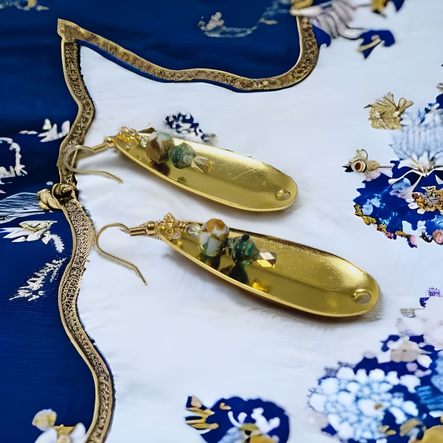 fishing earrings