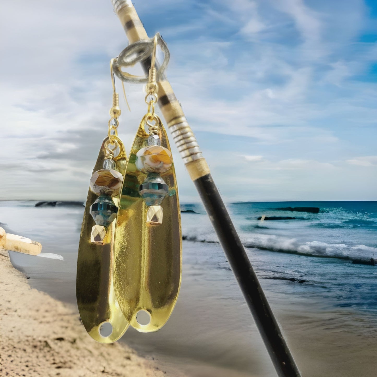 fishing earrings