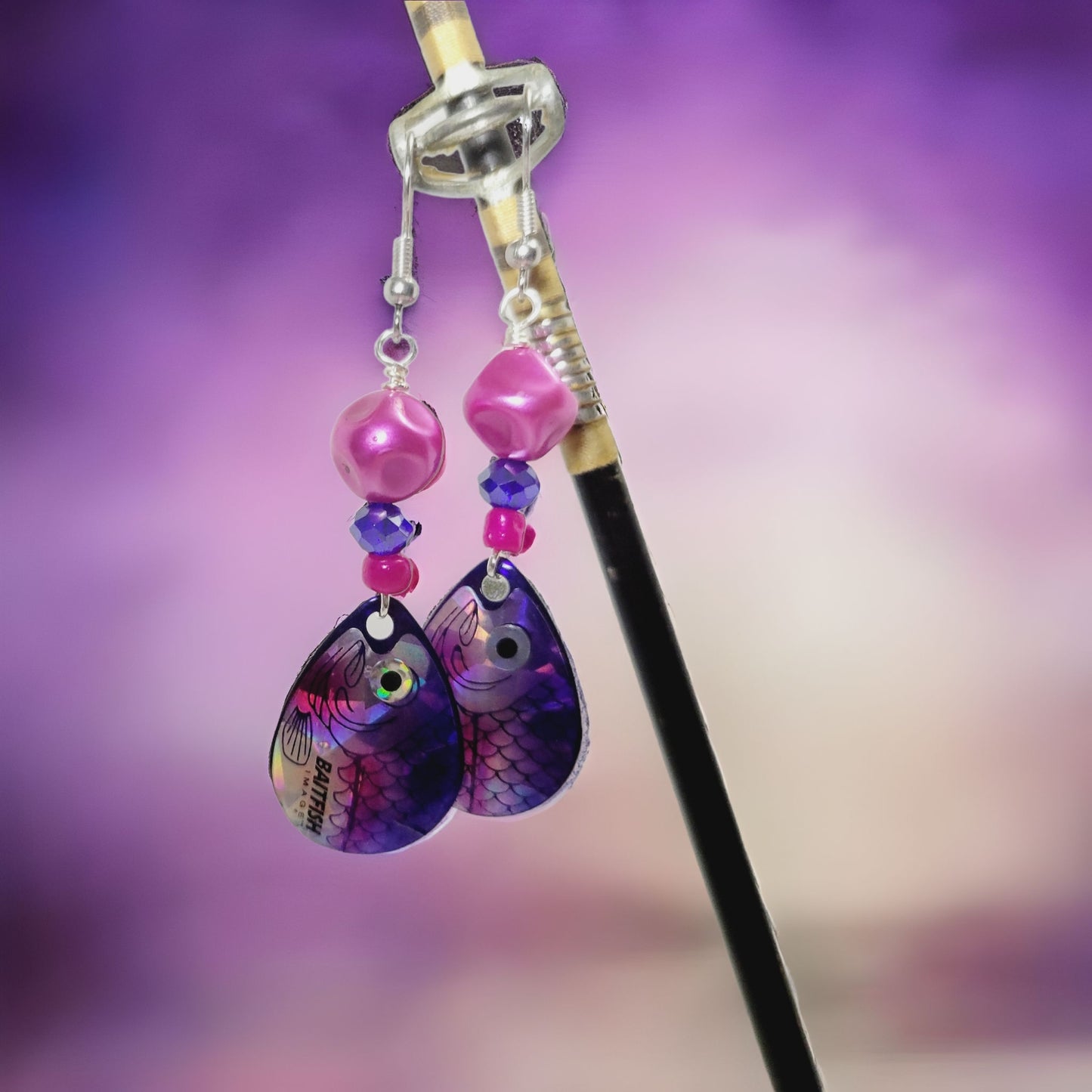 fishing earrings