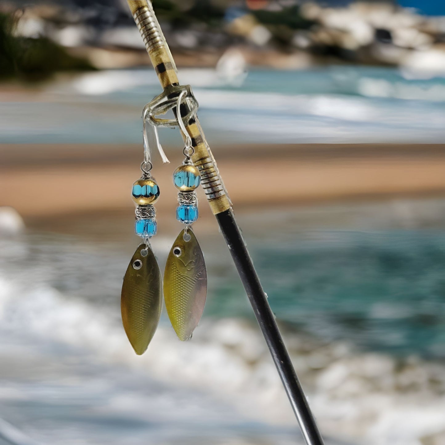 fishing earrings