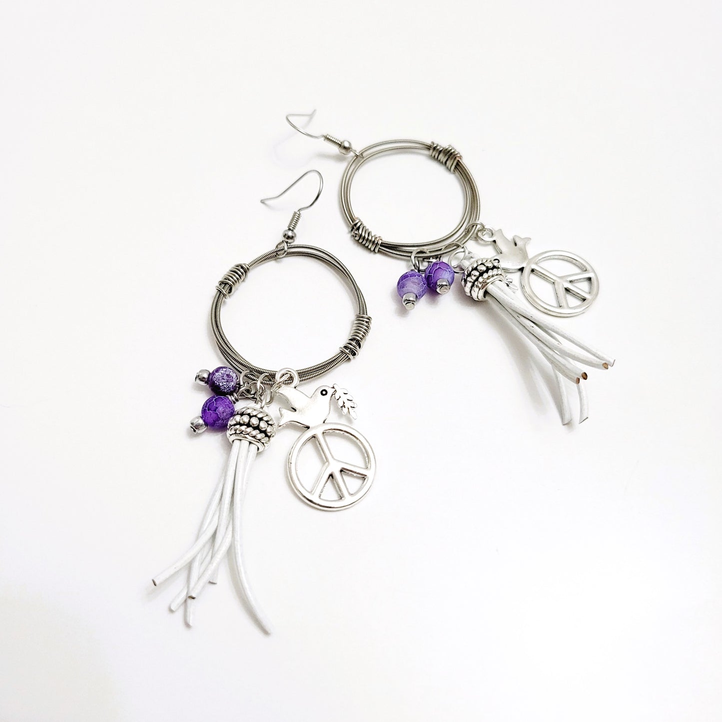guitar string earring
