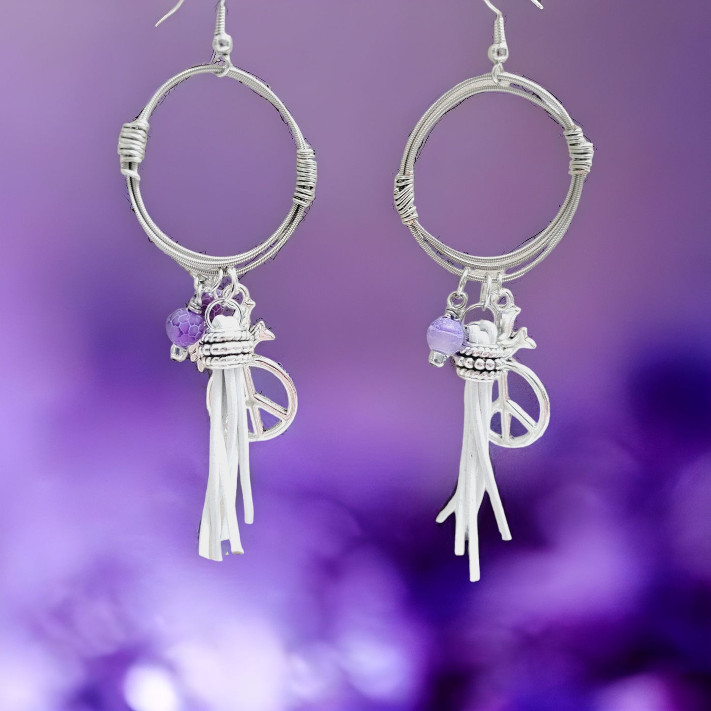 guitar string earring