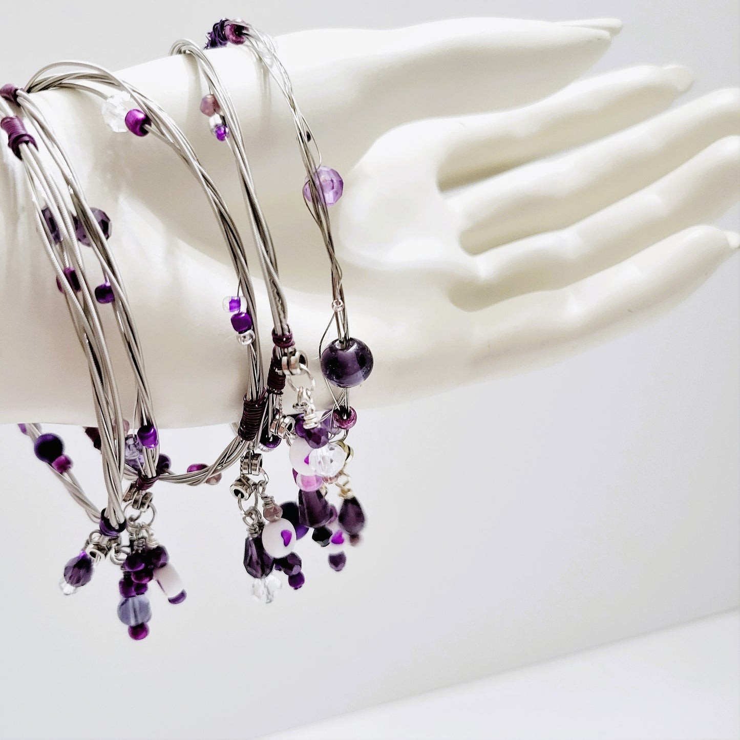 prince guitar string bangle bracelet