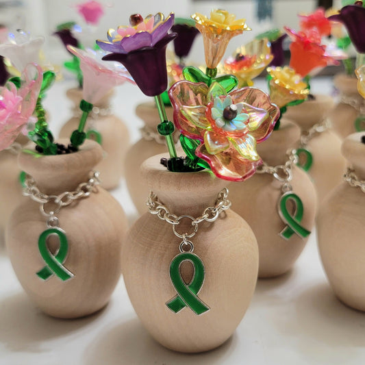 mental health bead flowerpots