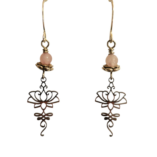 lotus earrings
