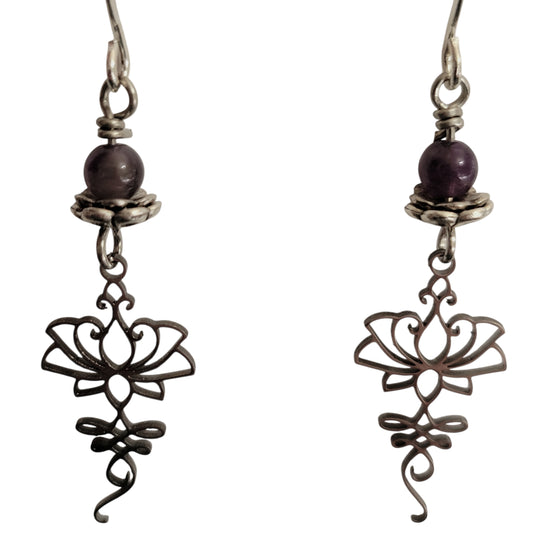 lotus earring