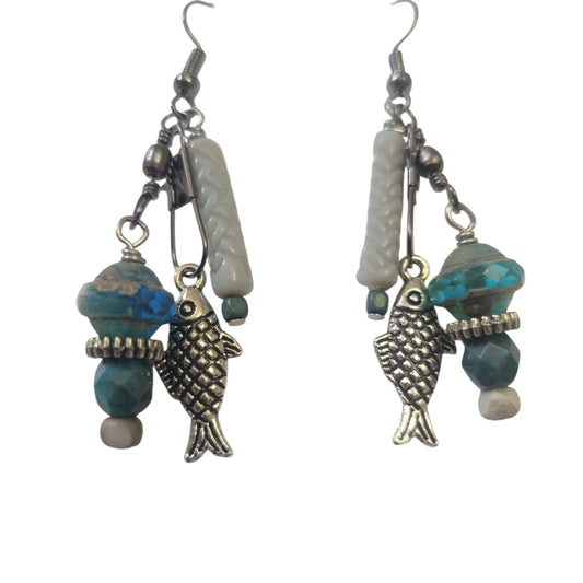 fishing earrings