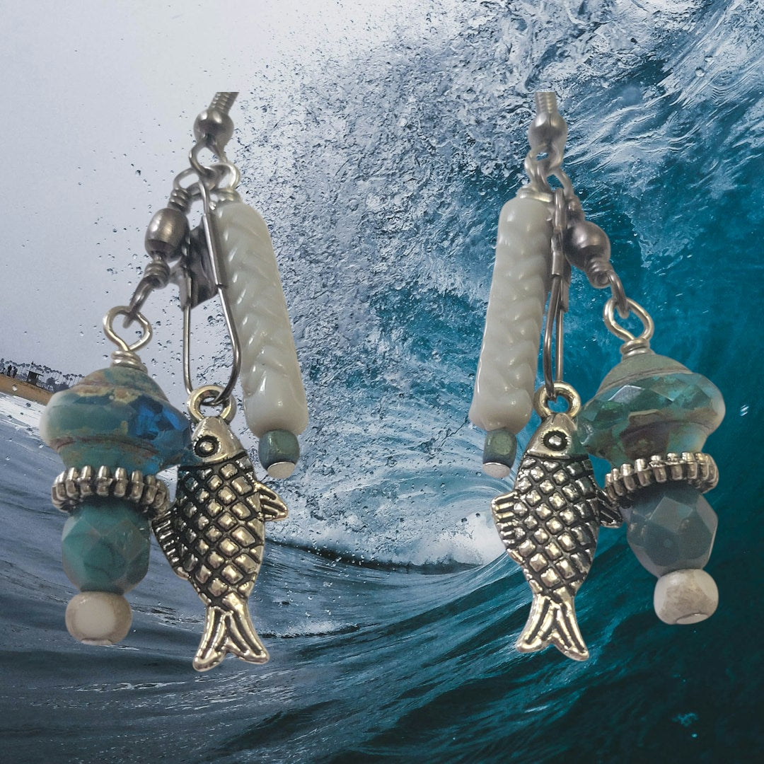 fishing earrings