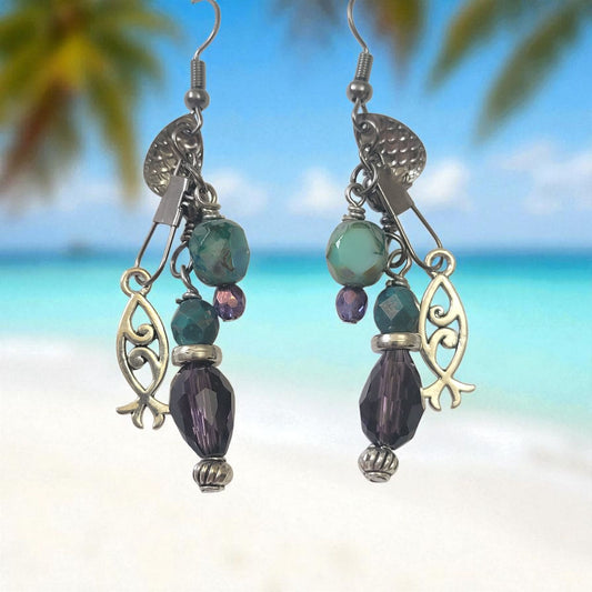 fishing earrings