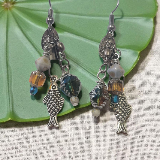 fishing earrings