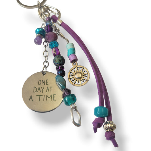 boho clip on charm purse charm