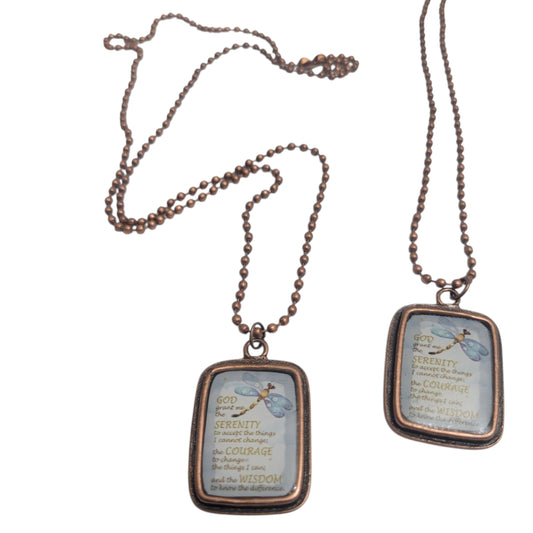 serenity copper necklace
