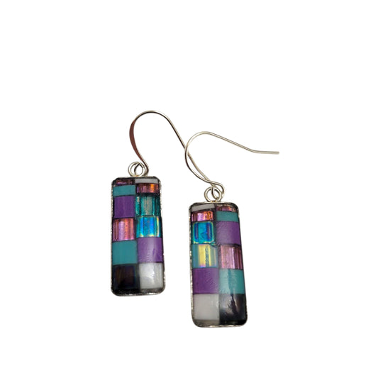 mosaic aware earrings