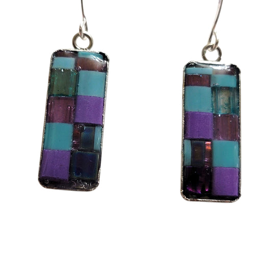 mosaic pause earrings